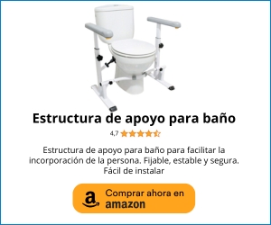 Estructura de apoyo para baño