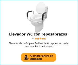 Elevador de baño con reposabrazos