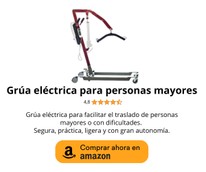 Grúa eléctrica para personas mayores y dependientes