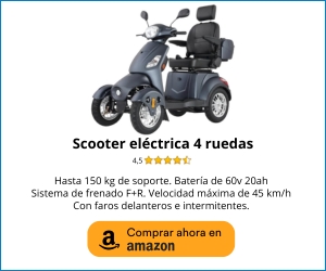 Scooter eléctrica 4 ruedas