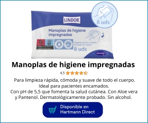 Manoplas de higiene corporal impregnadas